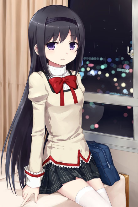 动漫黑长直美少女图集(21)