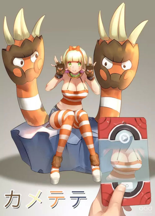 《口袋妖怪》拟人同人画赏析(7)