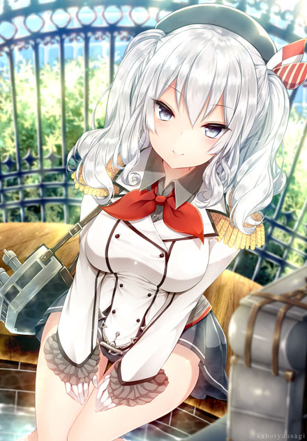 银发巨乳舰娘鹿岛福利图集三(3)