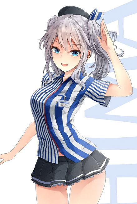 银发巨乳舰娘鹿岛福利图集三(32)