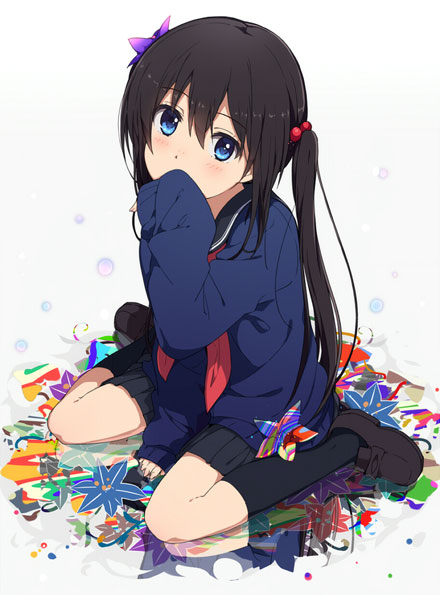 动漫黑长直美少女图集(13)