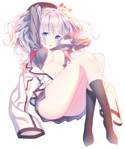 银发巨乳舰娘鹿岛福利图集三(5)