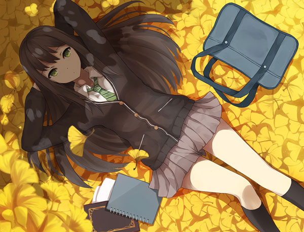 动漫黑长直美少女图集(16)