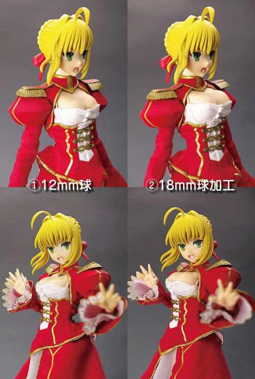 11区网友亲手为红saber手办丰胸(7)