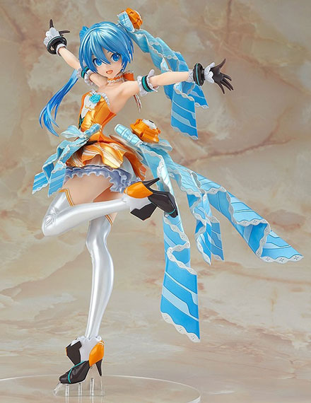 初音未来珍珠涂装橙色版手办图赏(3)