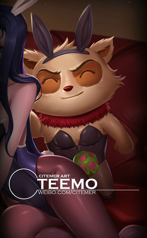 玩家自制《英雄联盟》兔女郎同人图(6)