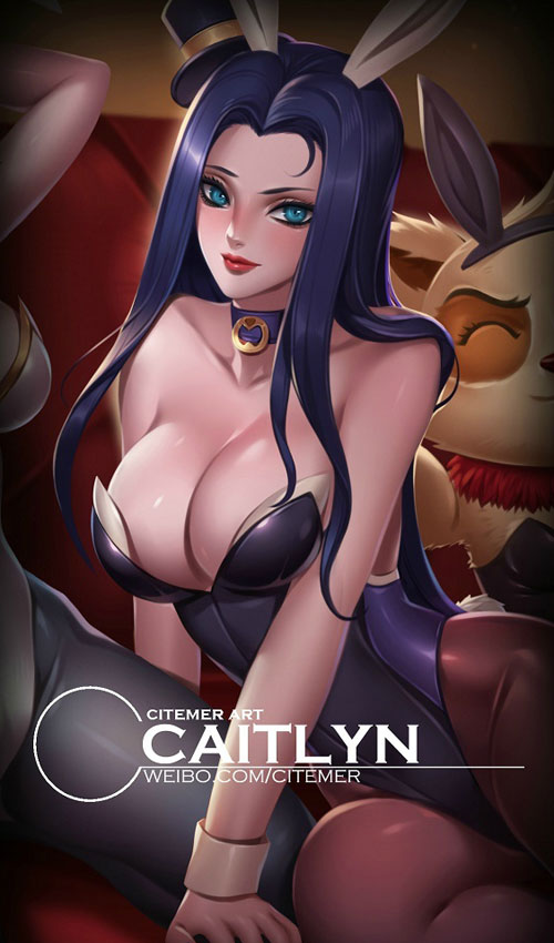 玩家自制《英雄联盟》兔女郎同人图(8)