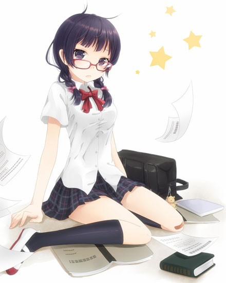 二次元眼镜萌娘美图系列9(8)