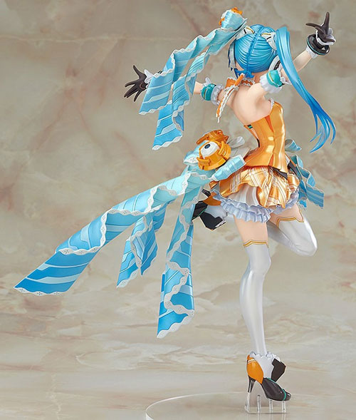 初音未来珍珠涂装橙色版手办图赏(5)