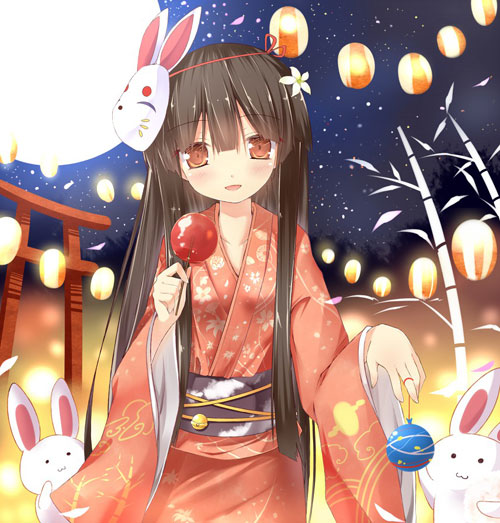 动漫萌妹子蓬莱山辉夜美图赏(7)