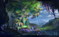 奇幻网游《勇者之心》场景原画