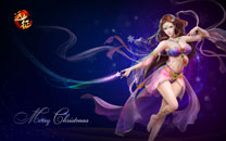 《远征OL》圣诞节女神来袭壁纸