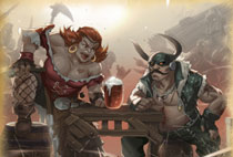 奇幻网游《爆裂天空》原画赏