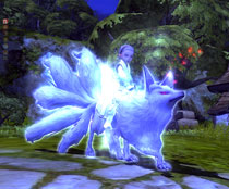 《龙之谷》白色九尾狐截图