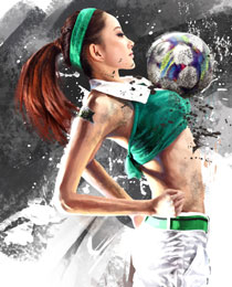 《自由足球》精美高清桌面壁纸