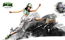 《自由足球》精美高清桌面壁纸