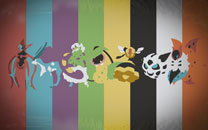 口袋妖怪精美彩虹壁纸