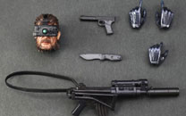 《合金装备5：零点地带》斯内克逼真手办