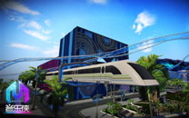 《音乐侠》未来城市截图