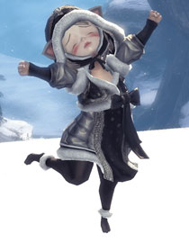 剑灵灵族萝莉雪原探险截图