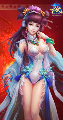 《龙武》精美神兽拜年壁纸