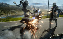 《最终幻想15》格斗画面截图图赏