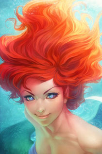 Artgerm游戏美女同人画赏析