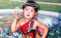 盘点那些亮瞎眼的童年艺术照