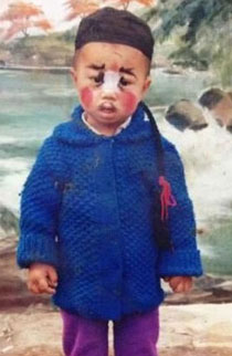 盘点那些亮瞎眼的童年艺术照