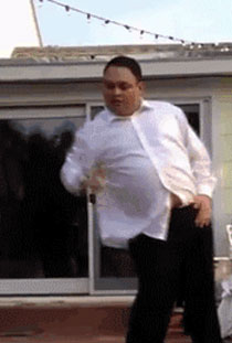 残酷的胖子搞笑GIF