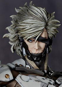 《合金装备》雷电白色铠甲手办图赏