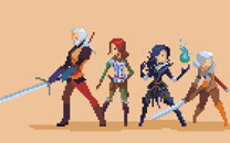 国外画师自制像素版《巫师3》图赏