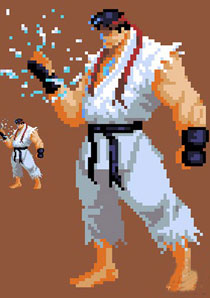 国外画师自制像素版《巫师3》图赏