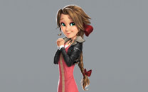 《最终幻想7》主角皮克斯风格绘画图