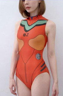 台湾推出EVA战斗服款式泳衣周边