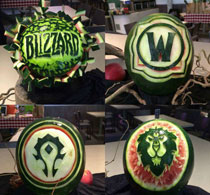 西瓜雕刻之魔兽世界主题图赏析