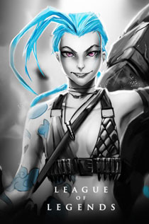 《英雄联盟》黑暗系虐心壁纸二