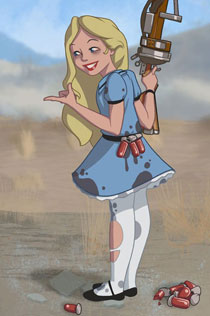 《辐射4》成人版迪士尼公主插画图赏