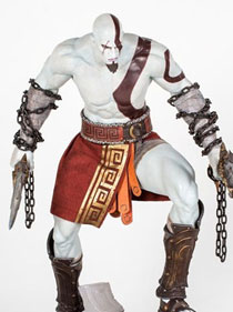 《战神》十周年推出奎托斯限量手办