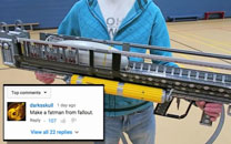 乐高达人自制《辐射4》胖子核弹发射器