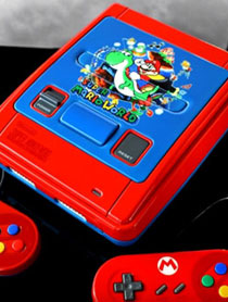 玩家自制《超级马里奥世界》风格超任主机