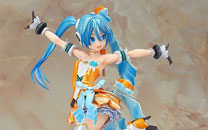 初音未来珍珠涂装橙色版手办图赏